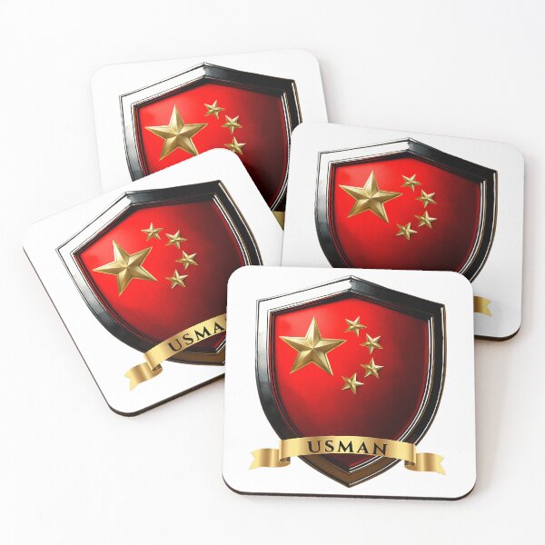 Item preview, Usman Chinese Heritage Crest Shield designed and sold by cathryn-keim.