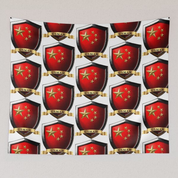 Item preview, Usman Chinese Heritage Crest Shield designed and sold by cathryn-keim.