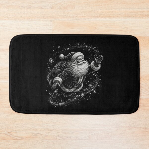 Item preview, Vintage  Santa Claus Flying with Gifts Under a Starry Sky Christmas  designed and sold by SOUFIANE1991.