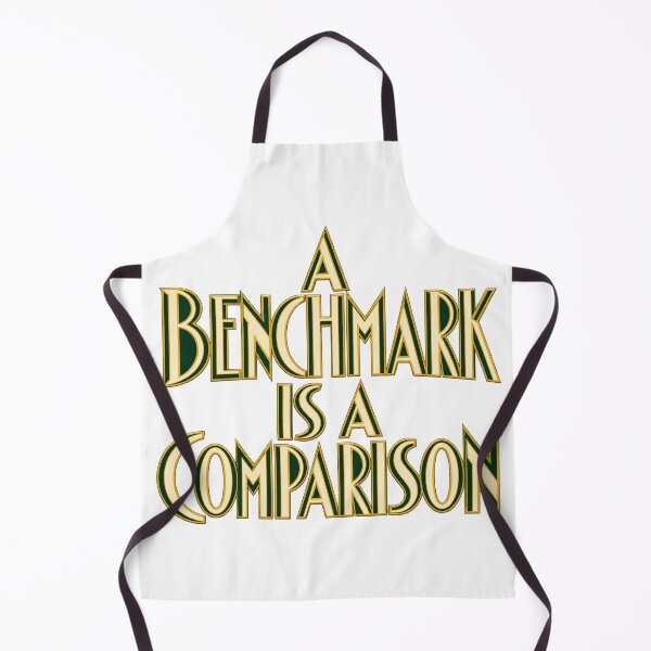 Item preview, A Benchmark Is a Comparison Art Deco Lettering designed and sold by Bikivuno.