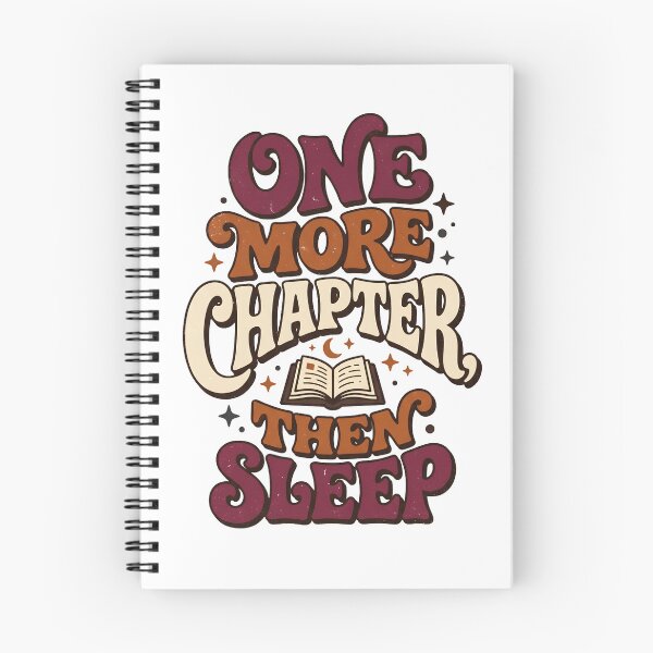 Item preview, One More Chapter, Then Sleep | Bookish designed and sold by Leoprinty.