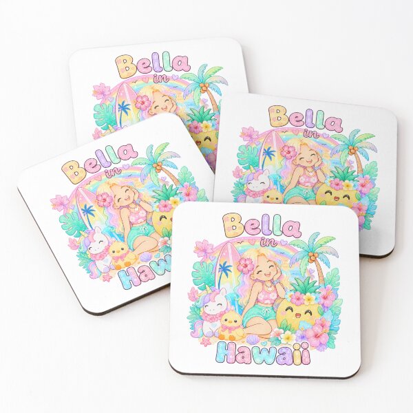 Item preview, Cute Bella Hawaii Rainbow Vacation Pastel Aesthetic designed and sold by TheChalkyFox.