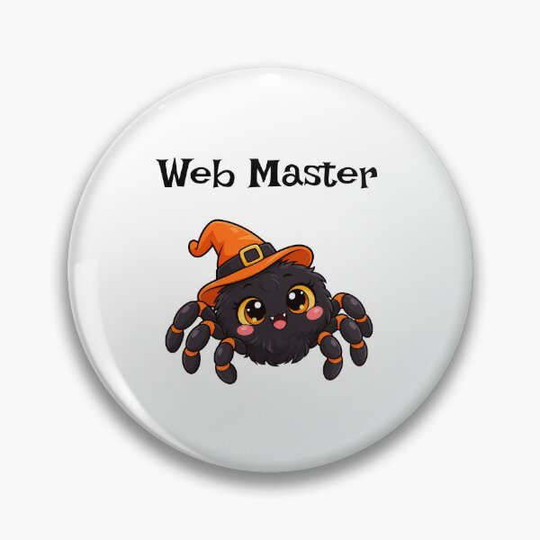 Item preview, Cute Halloween Spider Web Master designed and sold by t-patterns.