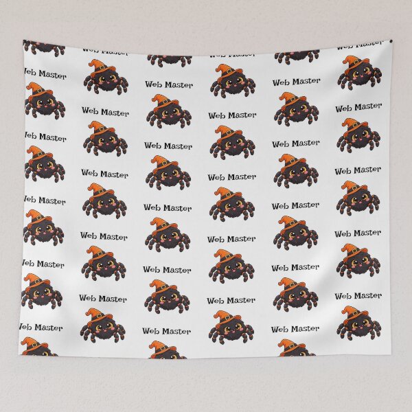 Item preview, Cute Halloween Spider Web Master designed and sold by t-patterns.