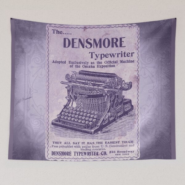 Item preview, Vintage Densmore Typewriter Advertisement Antique Ephemera Print Violet designed and sold by Ghoul Enterprises.