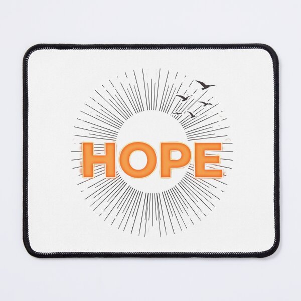 Item preview, Hope Sunburst Inspirational Quote Art Print designed and sold by Pawfect Vibes Hub.