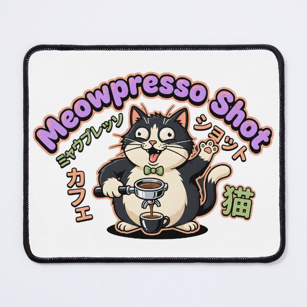 Item preview, Kawaii Tokyo Espresso Cat Coffee Lover Tee designed and sold by mantra2023.