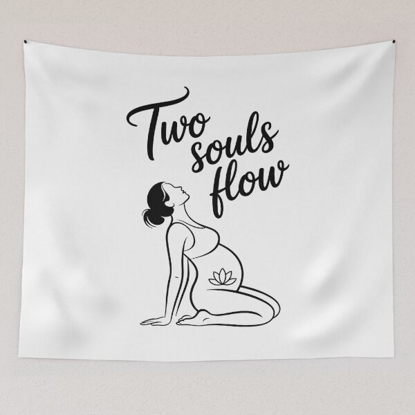 Item preview, Two Souls Flow Bold Black Lotus Belly Sketch designed and sold by 108stillness.