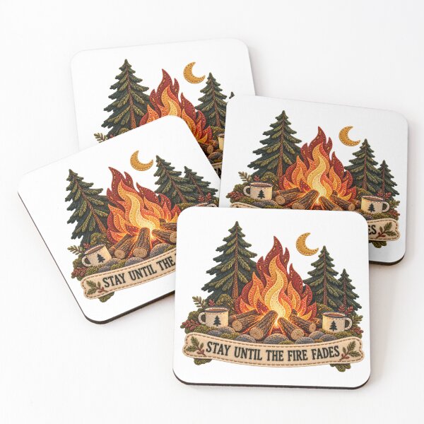Item preview, Stay Until The Fire Fades Camping Design designed and sold by GabbyKI261.