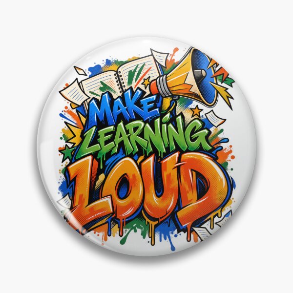 Item preview, Make Learning Loud — Bold Street-Art Teacher Design designed and sold by CaribChroma.