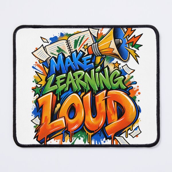 Item preview, Make Learning Loud — Bold Street-Art Teacher Design designed and sold by CaribChroma.