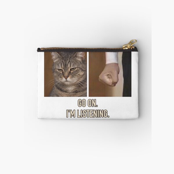 Item preview, Go On, I’m Listening designed and sold by Fuzzy-Error.