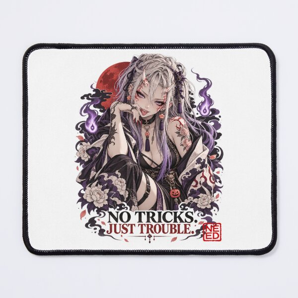 Item preview, No Tricks, Just Trouble – Oni Girl designed and sold by Neo Edo Studio.