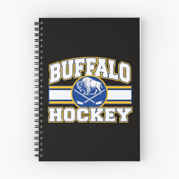 Item preview, Buffalo Hockey Bison Crossed Sticks Vintage designed and sold by PunPals-Art.