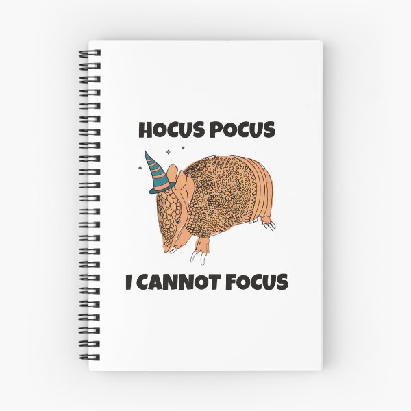 Item preview, ADHD Armadillo Wizard Hocus Pocus Cannot Focus Art designed and sold by Groovythought.