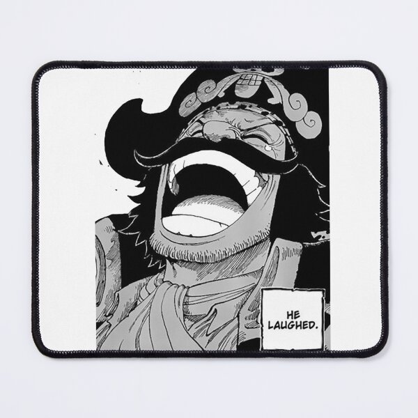 Item preview, Black and White Laughing Pirate Portrait designed and sold by DIBUJOS2021.