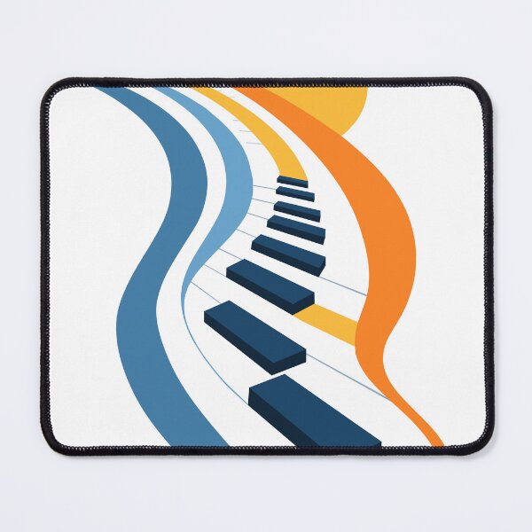 Item preview, Abstract Piano, Minimalist Music Art Print designed and sold by Studio pod Burom.