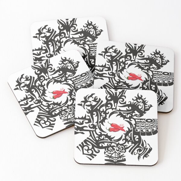 Item preview, Black Hot Peppers Vintage  designed and sold by luksonihartono.