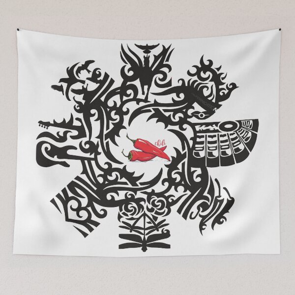 Item preview, Black Hot Peppers Vintage  designed and sold by luksonihartono.