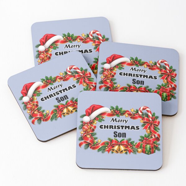 Item preview, Merry Christmas Son Family Holiday Celebration Design designed and sold by annenambiro.