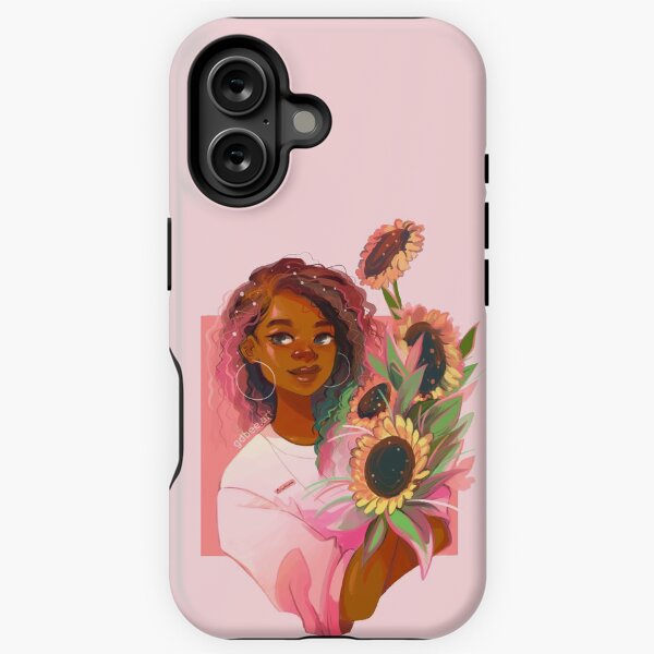 Pink Sunflowers iPhone Tough Case