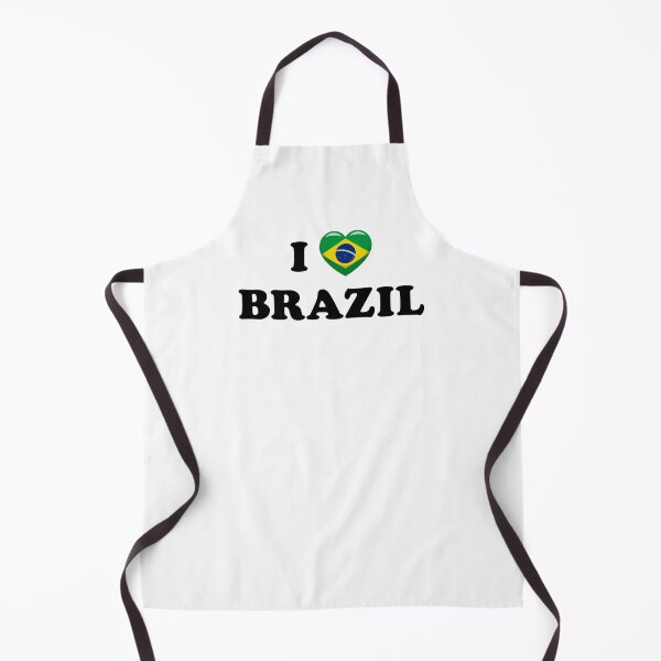 Item preview, I Love Brazil / I Heart Brazil (Black text with flag heart) designed and sold by STUDIO-72.