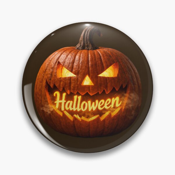 Item preview, Glowing Spooky Jack O Lantern Halloween Pumpkin Art designed and sold by CreativeArtistL.