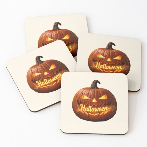 Item preview, Glowing Spooky Jack O Lantern Halloween Pumpkin Art designed and sold by CreativeArtistL.