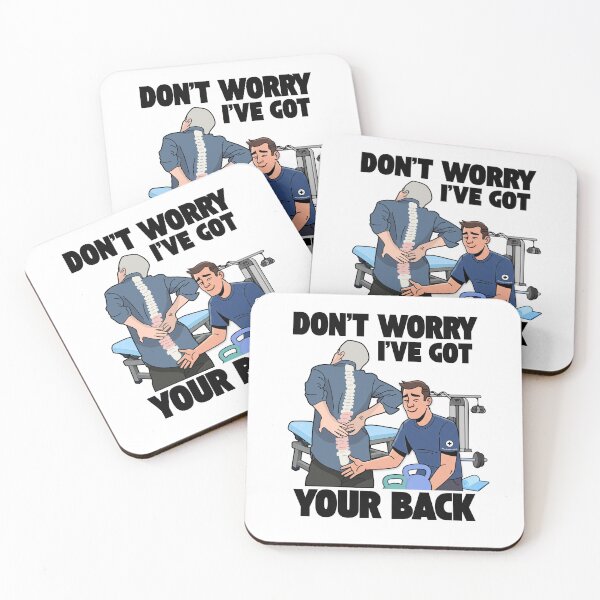 Item preview, I've Got Your Back - Back Pain (Backache) Funny Gifts For Physiotherapist And Chiropractors designed and sold by iX-Physio.