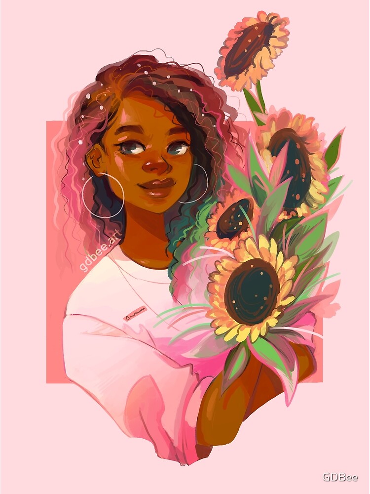 Pink Sunflowers by GDBee