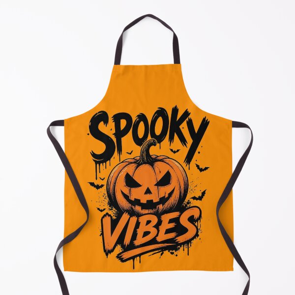 Item preview, Spooky Vibes Halloween Jack-O-Lantern Graphic T-Shirt designed and sold by BoldPowStudio.