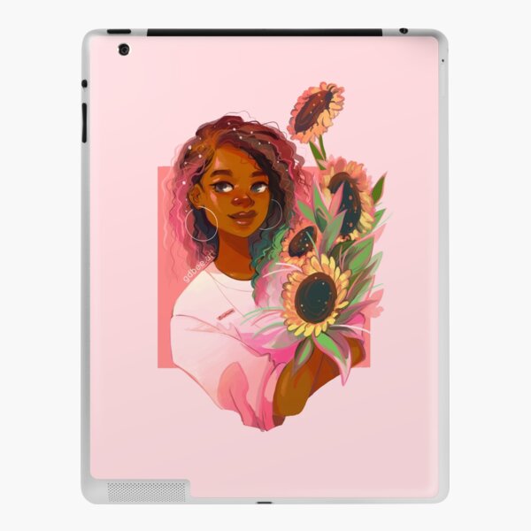 Pink Sunflowers iPad Skin