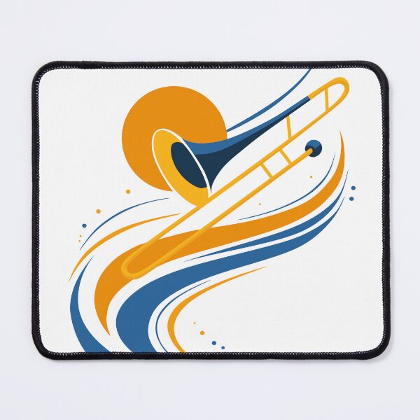 Item preview, Abstract Trombone Art designed and sold by Studio pod Burom.