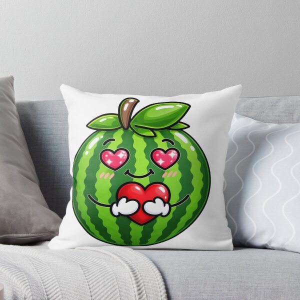 Item preview, Cute Watermelon in Love designed and sold by DailyPeach.