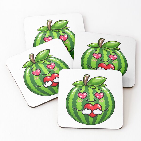 Item preview, Cute Watermelon in Love designed and sold by DailyPeach.