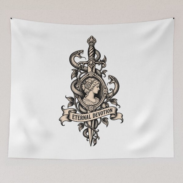 Item preview, flash tattoo designed and sold by CleanLine Studio.