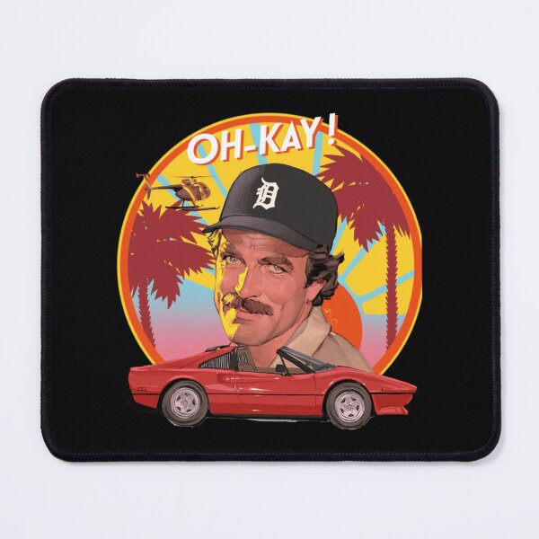 Item preview, Thomas Magnum Oh Kay Retro Portrait Design designed and sold by Claytonhuffos.