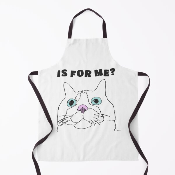 Item preview, Is For Me Hopeful Cat Whimsical Meme Art designed and sold by Groovythought.