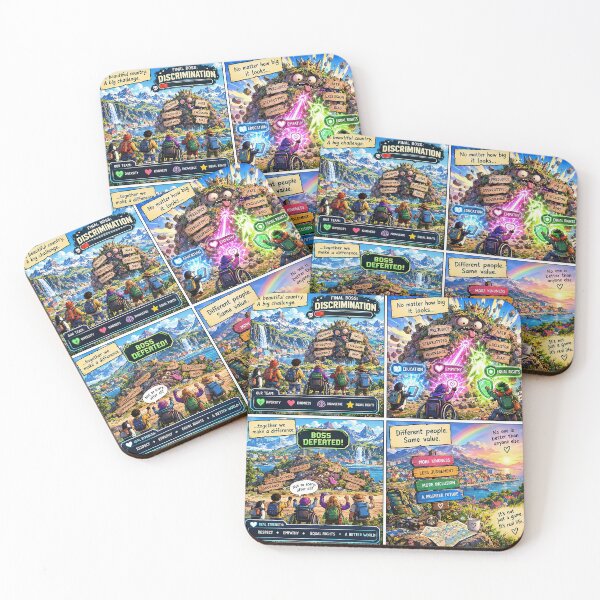 Item preview, TEAM WINS AGAINST DISCRIMINATION IN THE GAME OF LIFE: INTEGRATION AND EQUALITY AS A TRIUMPH designed and sold by Mianku | Für das Leben.