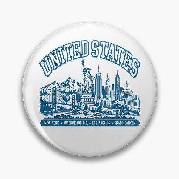 Item preview, United States Retro | Travel, Cities & Landmarks designed and sold by EdwinkOne.