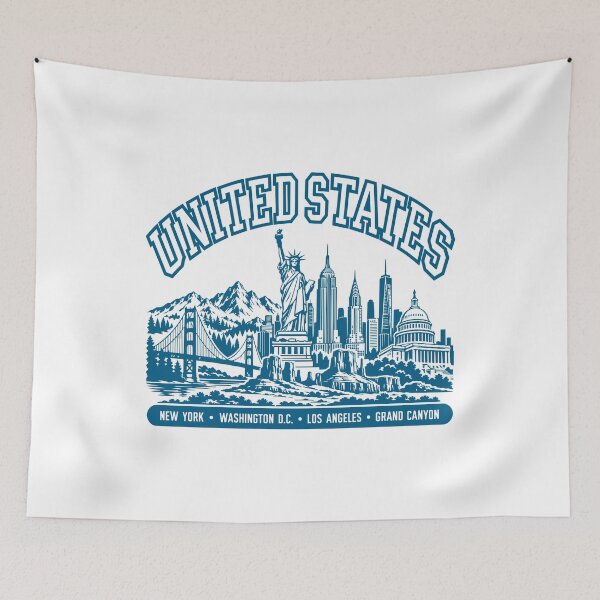 Item preview, United States Retro | Travel, Cities & Landmarks designed and sold by EdwinkOne.