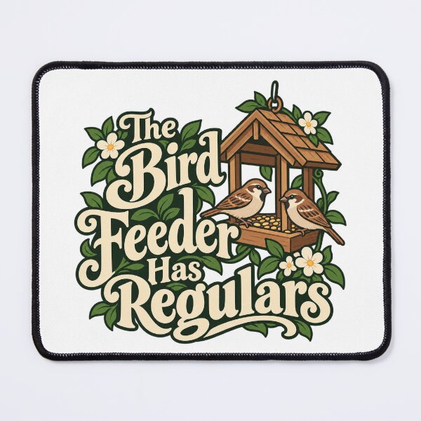 Item preview, Bird Feeder Regulars Garden Decorative Letters designed and sold by Bikivuno.