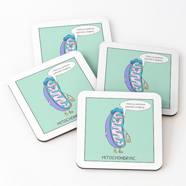 Item preview, Mitochondriac Funny Biology Cell Cartoon Graphic designed and sold by Groovythought.