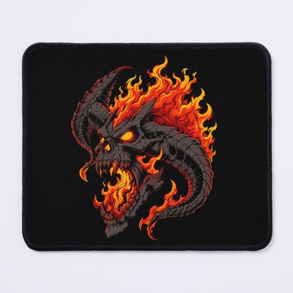 Item preview, Balrog Flame Skull designed and sold by barnetcraigt.
