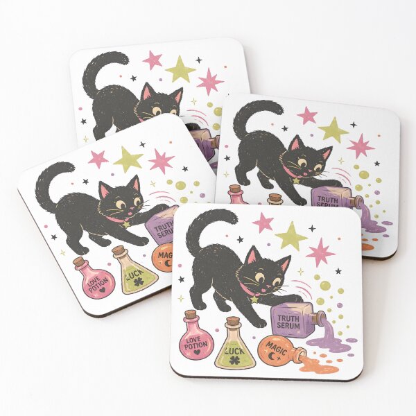 Item preview, Magic Potion Black Cat Cute Spooky Shirt designed and sold by Phirivey.