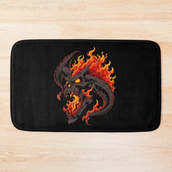 Item preview, Balrog Flame Skull designed and sold by barnetcraigt.