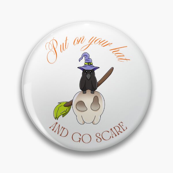 Item preview, Put On Your Hat And Go Scare Witch Crow designed and sold by MilkatTaklim153.