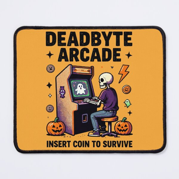 Item preview, Deadbyte Arcade Insert Coin to Survive – Funny Retro Halloween Gamer T-Shirt designed and sold by Thompika.