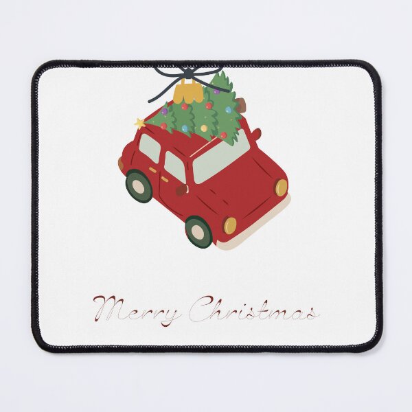 Item preview, Red Christmas Car Illustration designed and sold by BetweenForms.