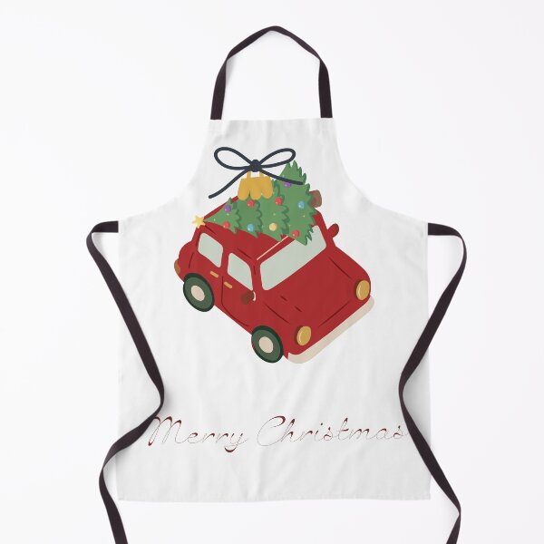 Item preview, Red Christmas Car Illustration designed and sold by BetweenForms.